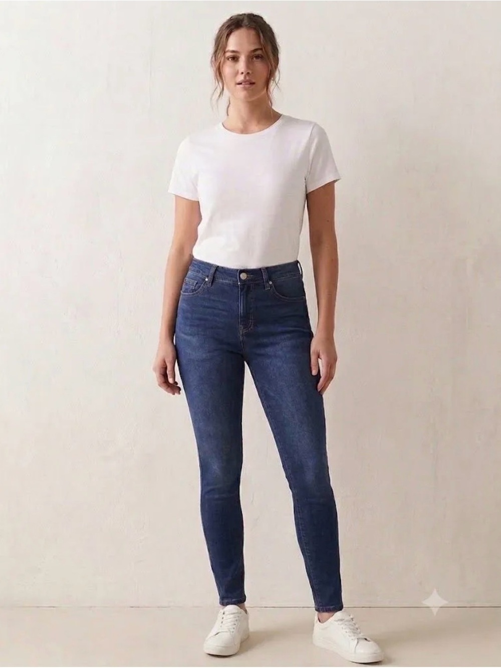 Judy Blue High-Rise Skinny Jeans in Dark Blue Wash